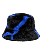 Alpine Faux Fur Bucket Hat Strobe