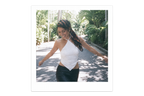 Eclipse Silk Halter Blanc