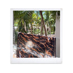 Solstice Silk Scarf Amber Fauna