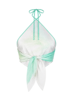 Eclipse Silk Halter Vert