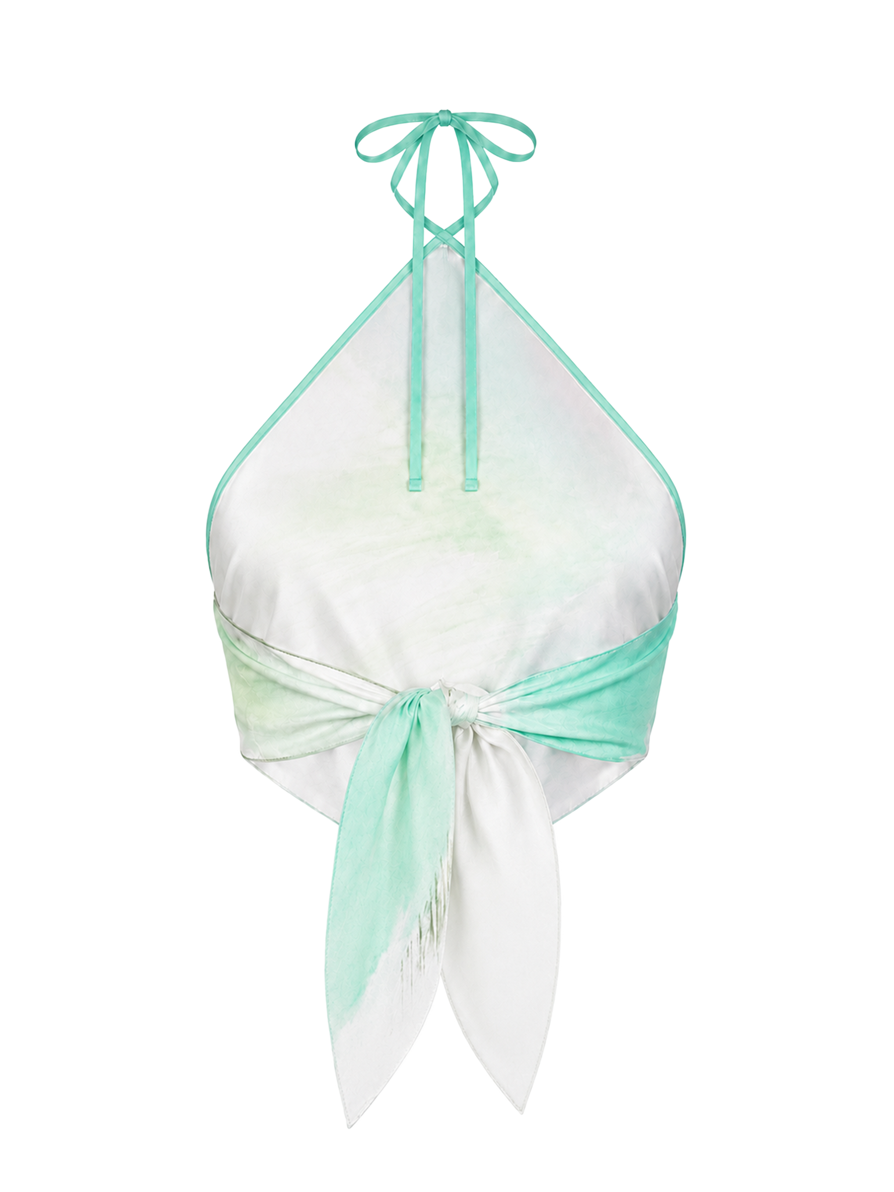 Eclipse Silk Halter Vert