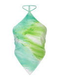 Eclipse Silk Halter Vert