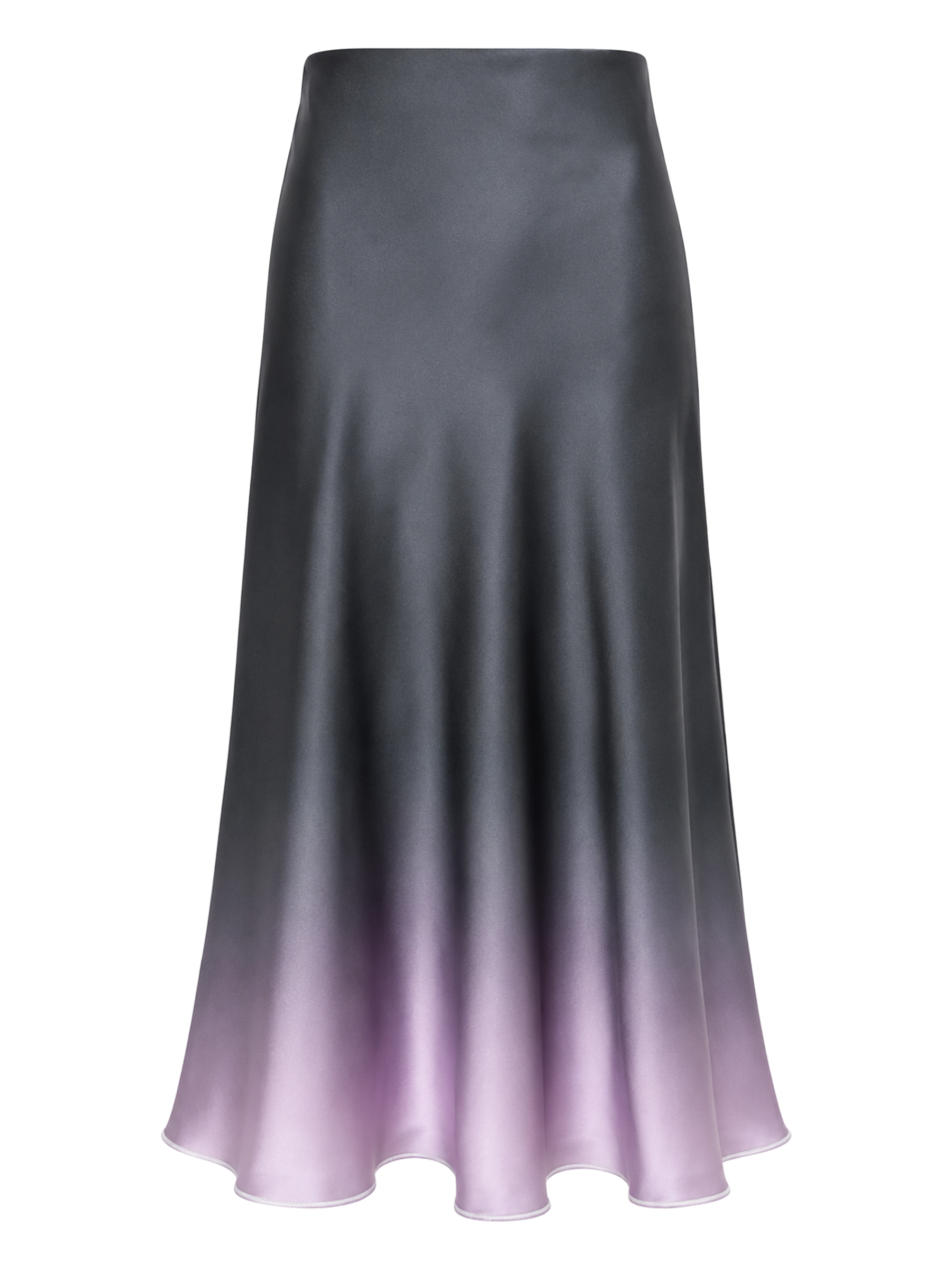 Groove Silk Midi Skirt Crown