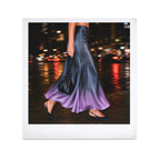 Groove Silk Midi Skirt Crown
