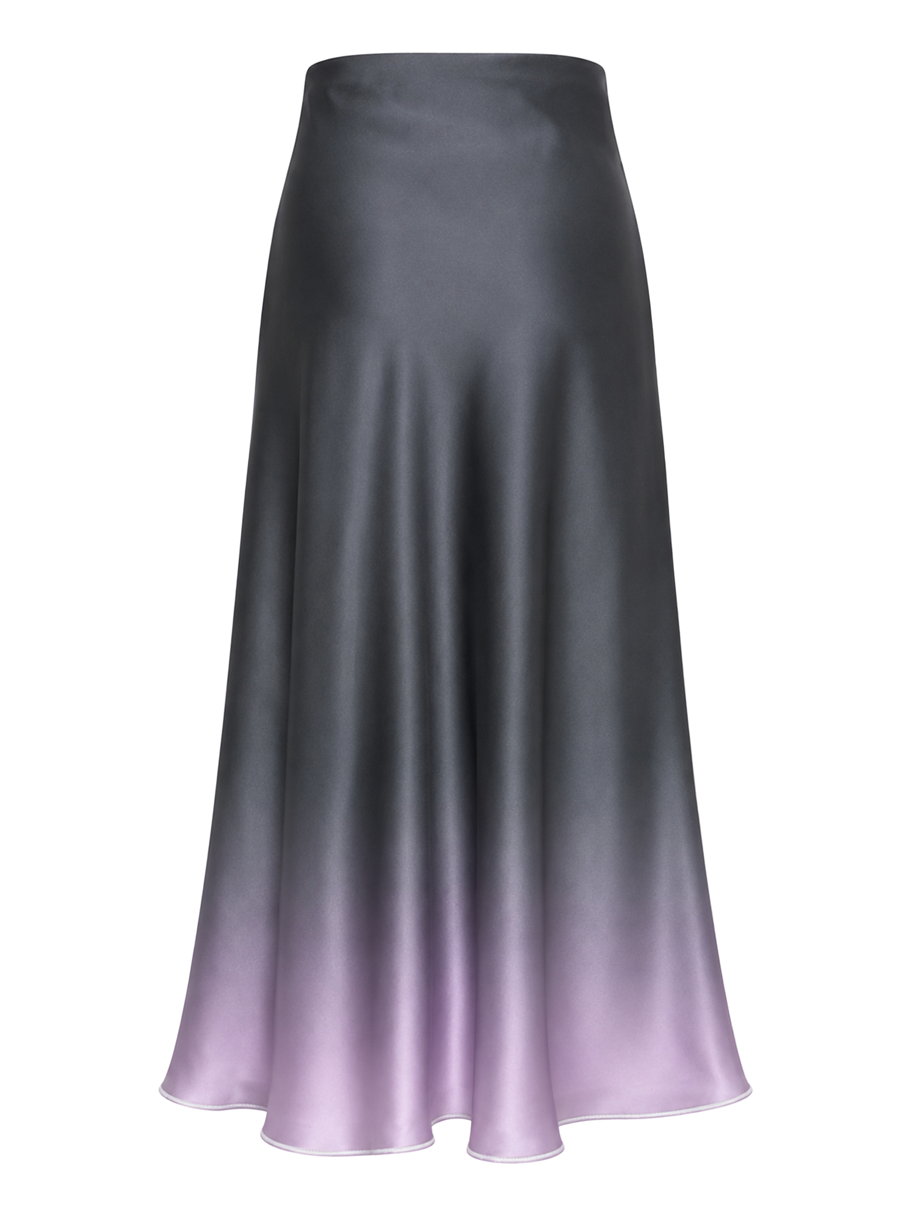 Groove Silk Midi Skirt Crown