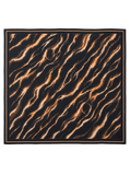 Solstice Silk Scarf Amber Fauna