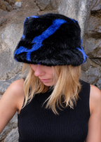 Alpine Faux Fur Bucket Hat Strobe