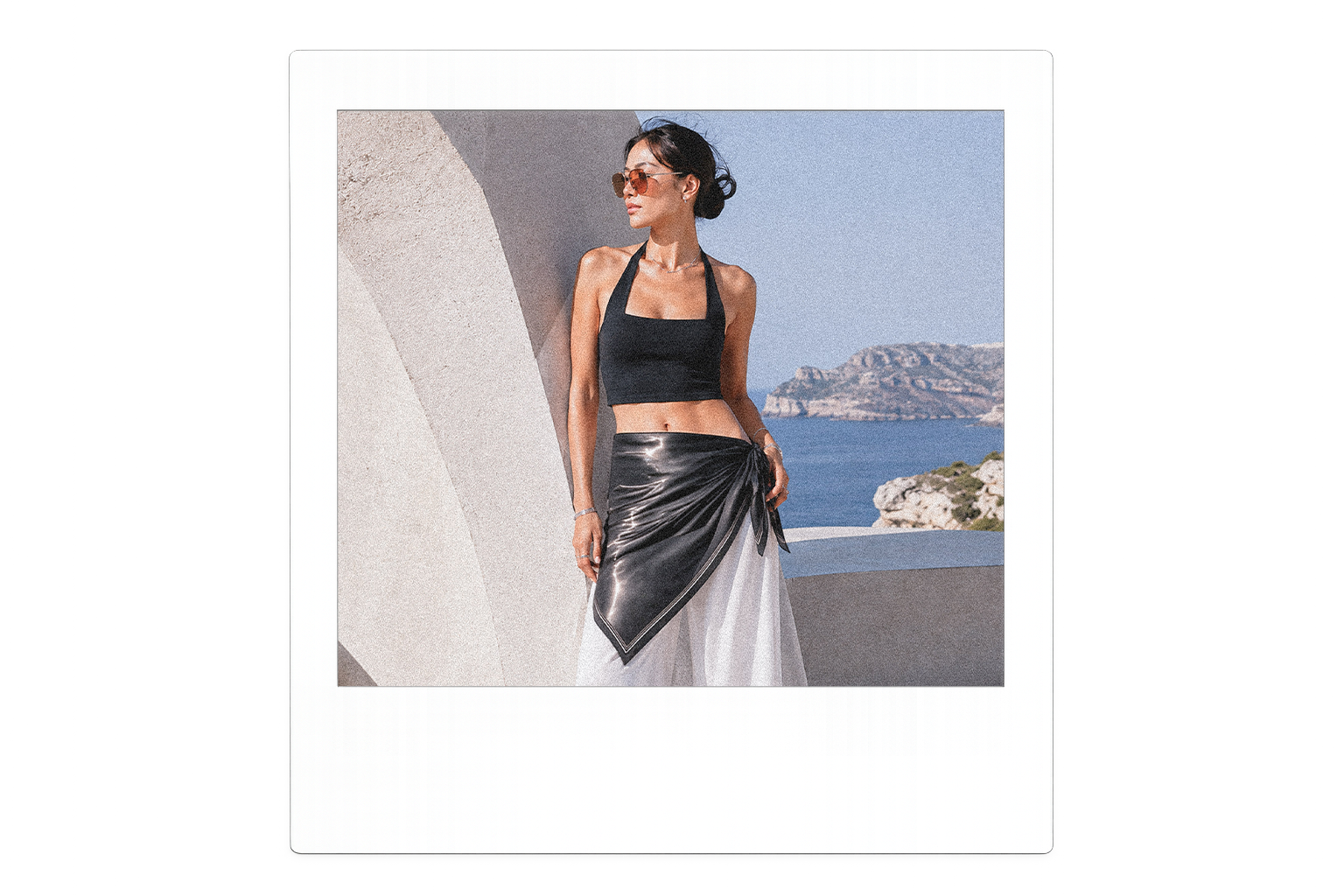 Solstice Silk Scarf Moon