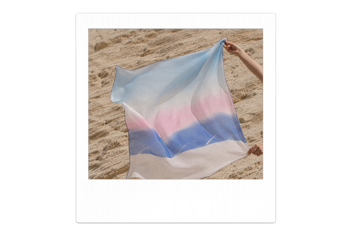 Solstice Silk Scarf Sunrise