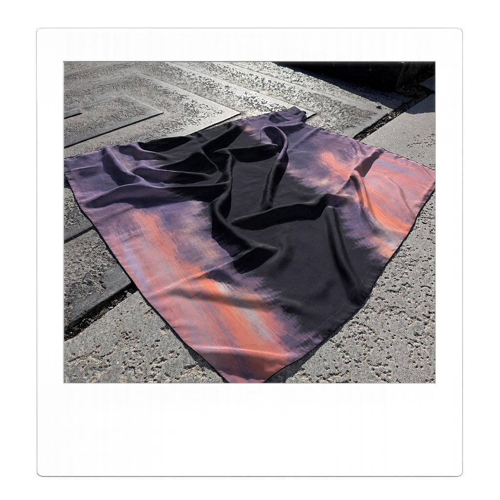 Solstice Silk Scarf Ripple